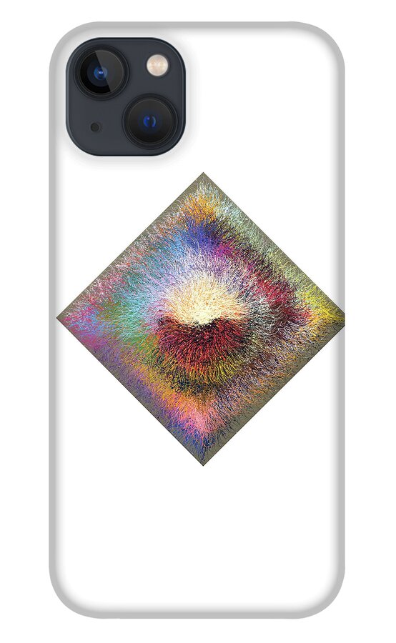 Color iPhone 13 Case featuring the painting Precursor Number Eight by Stephen Mauldin