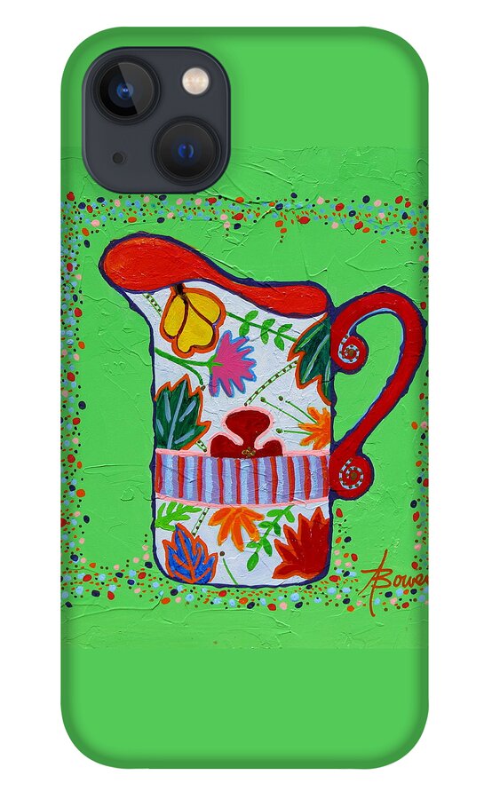 Still Life iPhone 13 Case featuring the painting Pretty As A Pitcher by Adele Bower