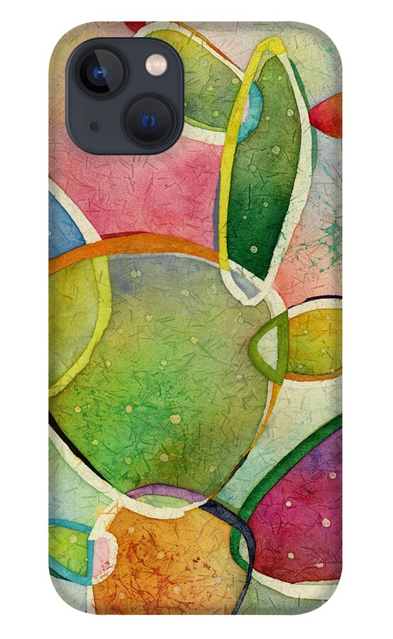 Cactus iPhone 13 Case featuring the painting Prickly Pizazz 2 by Hailey E Herrera