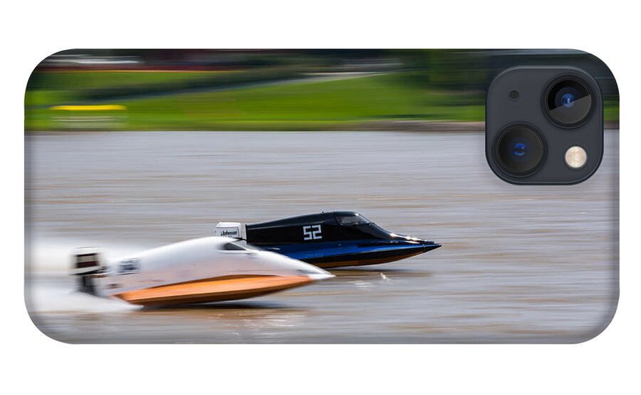 Racing iPhone 13 Case featuring the photograph Racing On The Ohio by Holden The Moment