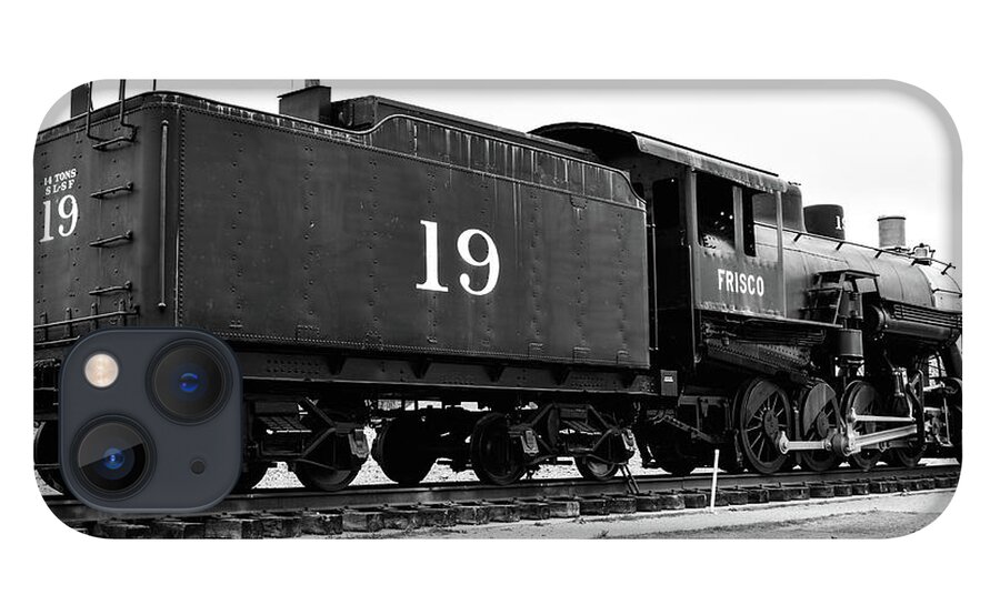 Frisco iPhone 13 Case featuring the photograph Railway Engine in Frisco by Nicole Lloyd