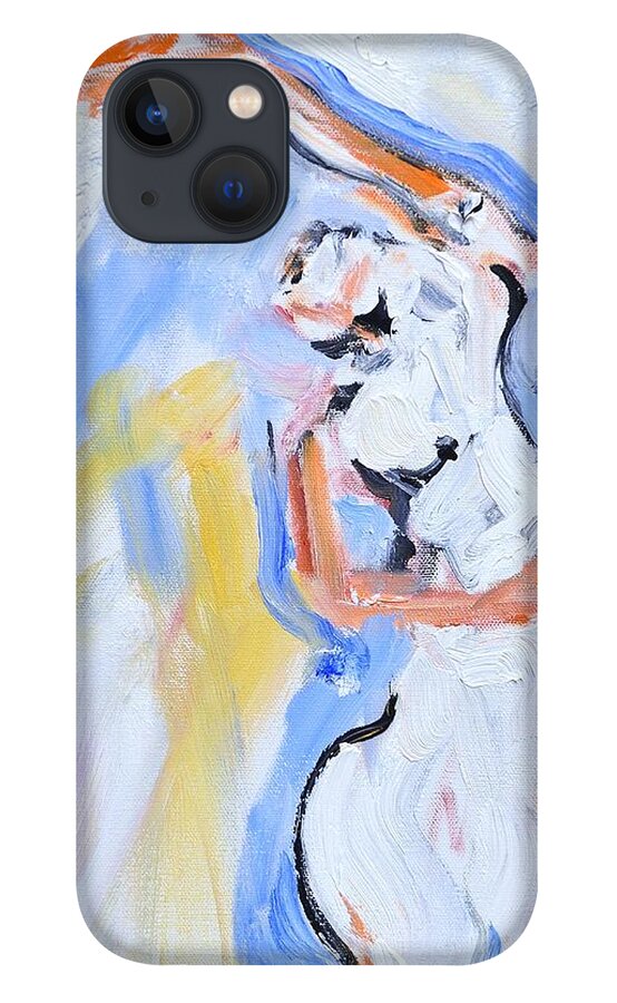 Dance iPhone 13 Case featuring the painting Rebekah's Dance Series 2 Pose 3 by Donna Tuten