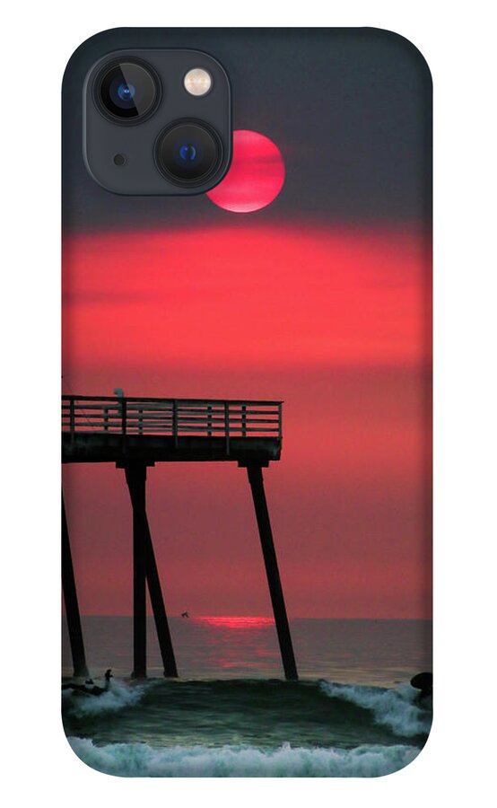 Surfer iPhone 13 Case featuring the photograph Red Surf by Dr Janine Williams