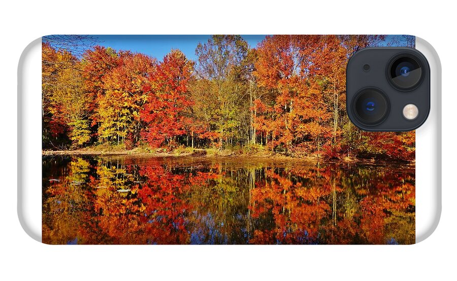 Autumn iPhone 13 Case featuring the photograph Reflections in Autumn by Ed Sweeney