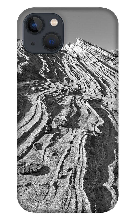 Ripples iPhone 13 Case featuring the photograph Rippled Sandstone at Waterhole Canyon by Lon Dittrick