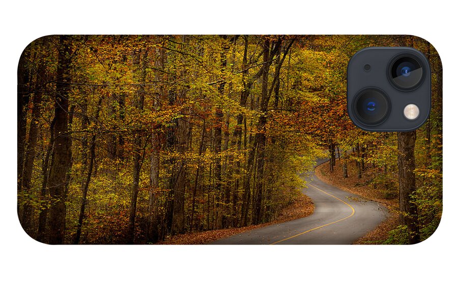 Tishomingo iPhone 13 Case featuring the photograph Road through Tishomingo State Park by T Lowry Wilson