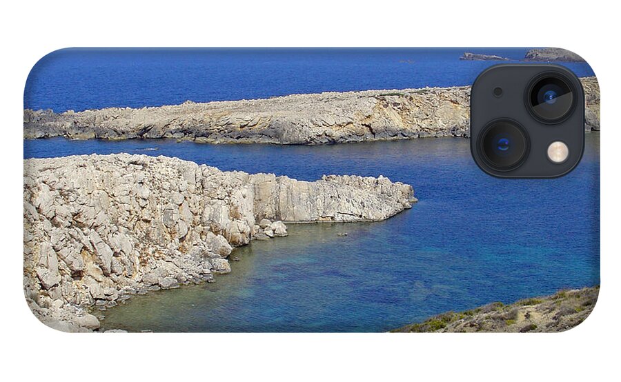 Europe iPhone 13 Case featuring the photograph Rocky Cove, Menorca by Rod Johnson