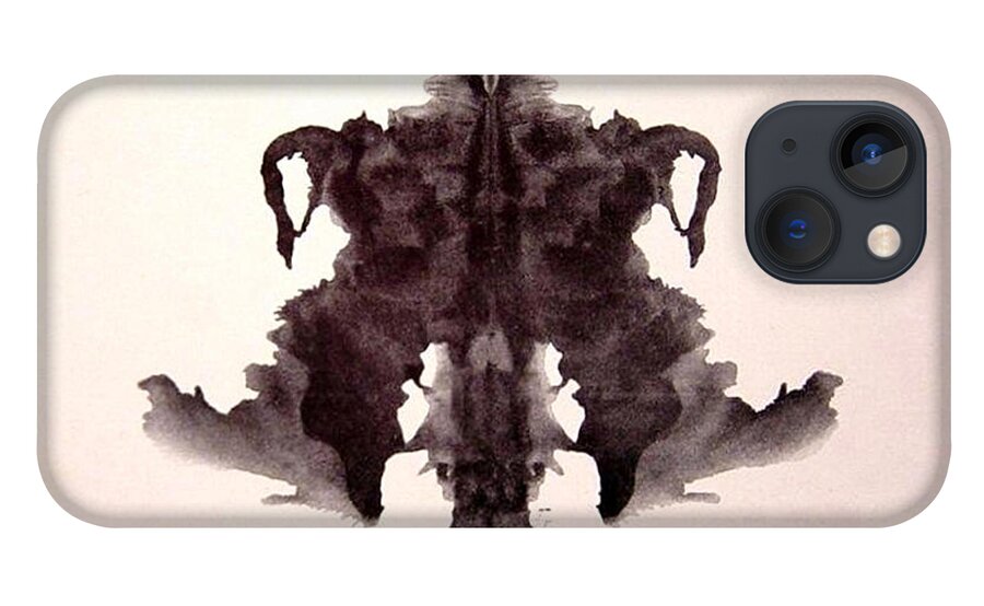 Science iPhone 13 Case featuring the photograph Rorschach Test Card No. 4 by Science Source