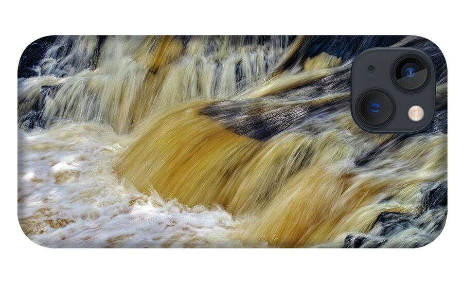 Waterfall iPhone 13 Case featuring the photograph Rushing Water by Martyn Arnold