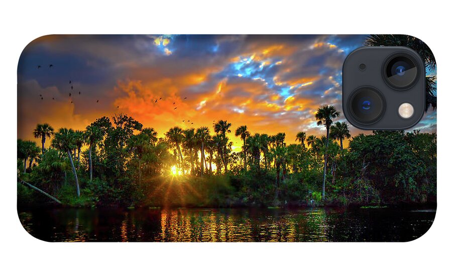 Saint Lucie River iPhone 13 Case featuring the photograph Saint Lucie River Sunset by Mark Andrew Thomas