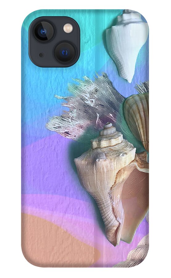 Beach iPhone 13 Case featuring the digital art Seaside by Gina Harrison
