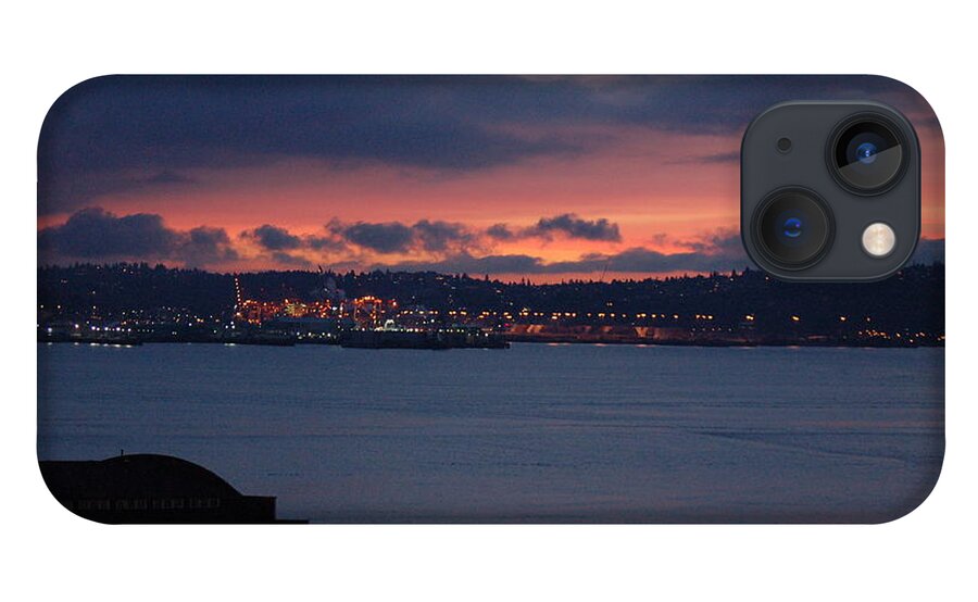 Seattle iPhone 13 Case featuring the photograph Seattle Sunset by Maria Aduke Alabi