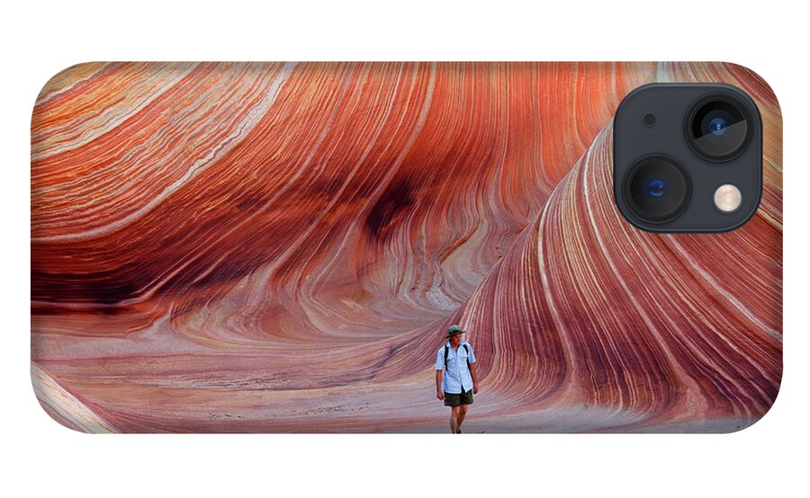 People iPhone 13 Case featuring the photograph Self Portrait - The Wave by Brett Pelletier