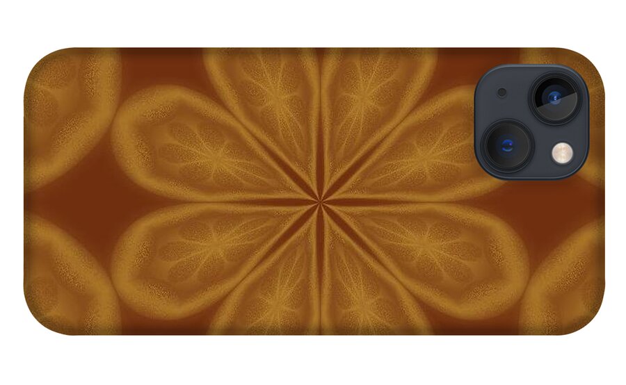 Art iPhone 13 Case featuring the digital art Sepia Oranges by Ee Photography