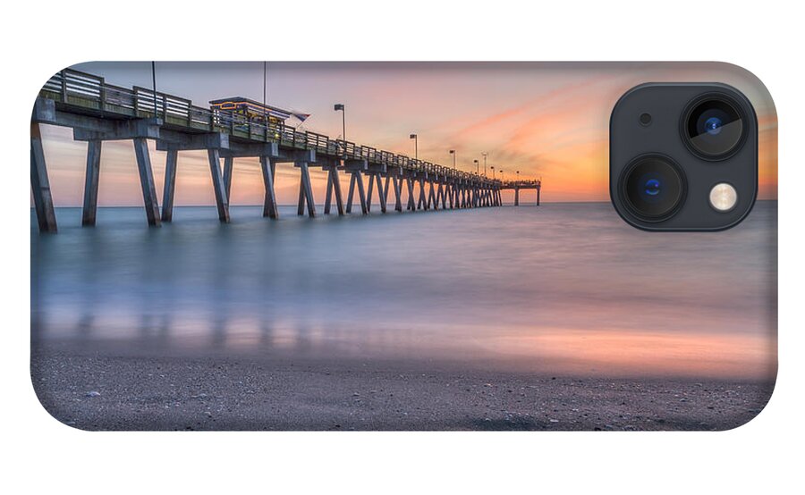 Florida iPhone 13 Case featuring the photograph Sharky's on the Pier by Paul Schultz