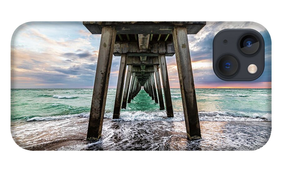 Florida iPhone 13 Case featuring the photograph Sharky's Pier by Joe Holley