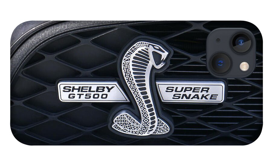 Transportation iPhone 13 Case featuring the photograph SHELBY GT 500 Super Snake by Mike McGlothlen