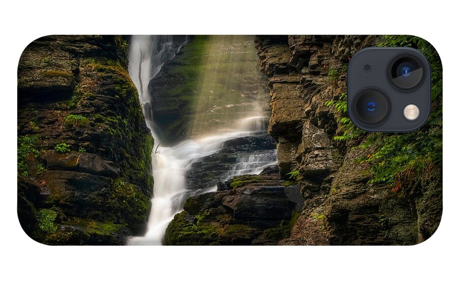 Waterfalls iPhone 13 Case featuring the photograph Shower of Eden by Neil Shapiro
