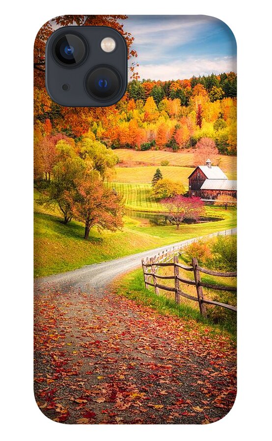 Landscape iPhone 13 Case featuring the photograph Sleepy Hollow - Cirrus Sweep by Kim Carpentier