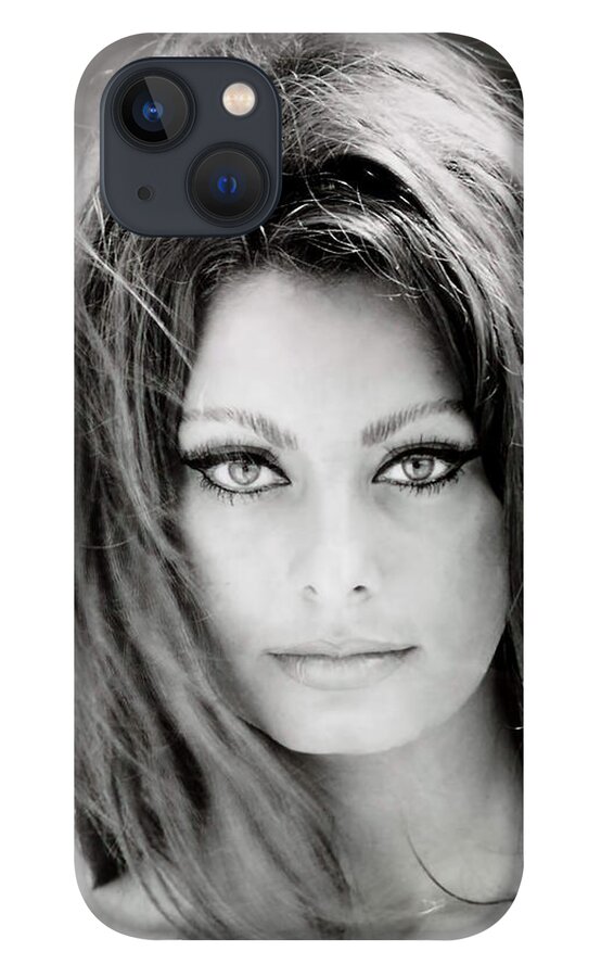 Sophia Loren iPhone 13 Case featuring the photograph Sophia Loren by Georgia Fowler