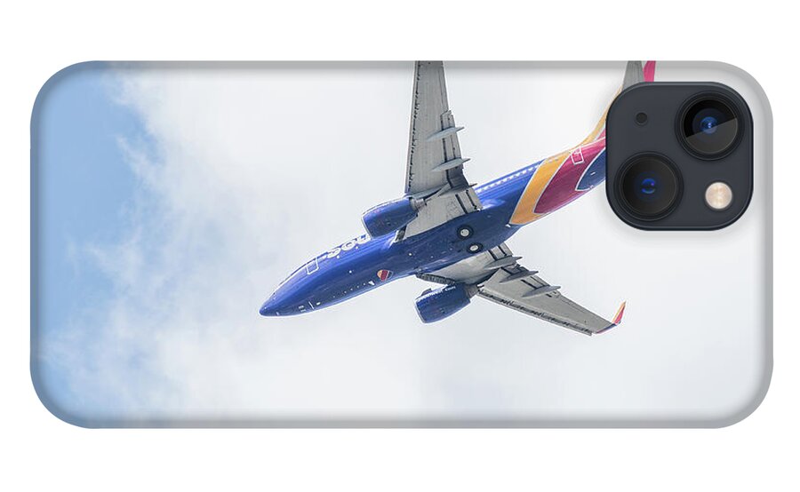 Southwest Airlines iPhone 13 Case featuring the photograph Southwest Airlines with a Heart by Robert Bellomy