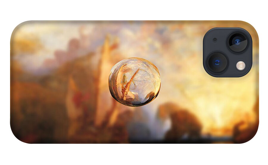 Post Modern iPhone 13 Case featuring the digital art Sphere 11 Turner by David Bridburg