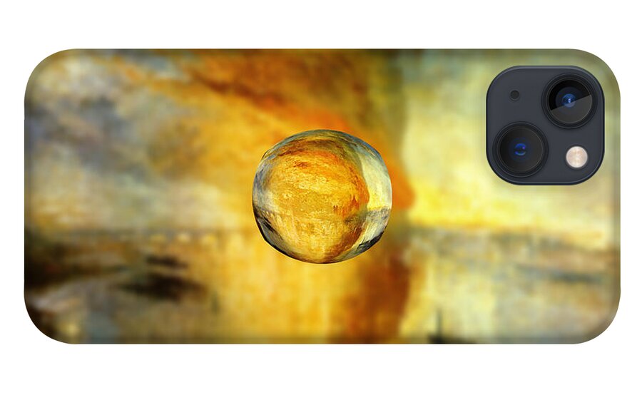 Post Modern iPhone 13 Case featuring the digital art Sphere 26 Turner by David Bridburg