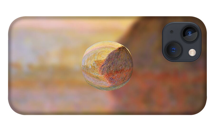 Post Modern iPhone 13 Case featuring the digital art Sphere 5 Monet by David Bridburg