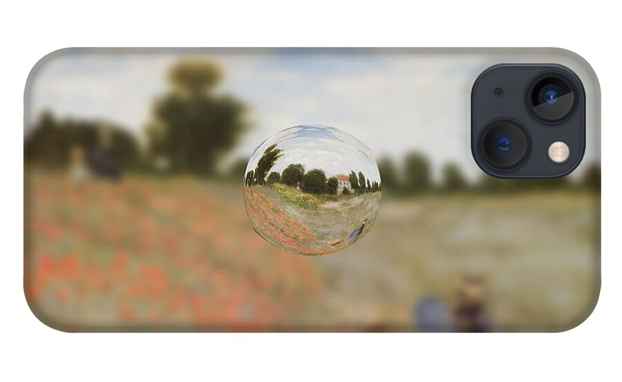 Post Modern iPhone 13 Case featuring the digital art Sphere 9 Monet by David Bridburg