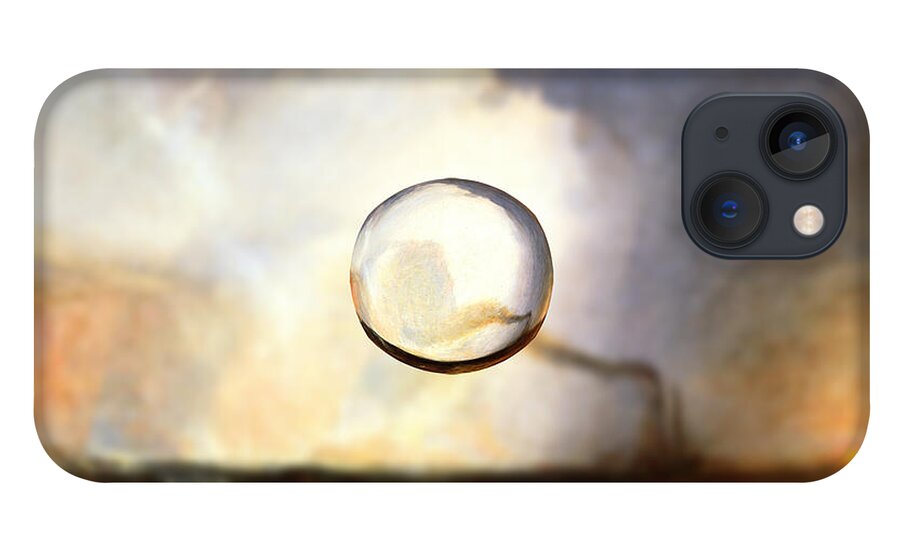 Post Modern iPhone 13 Case featuring the digital art Sphere I Turner by David Bridburg
