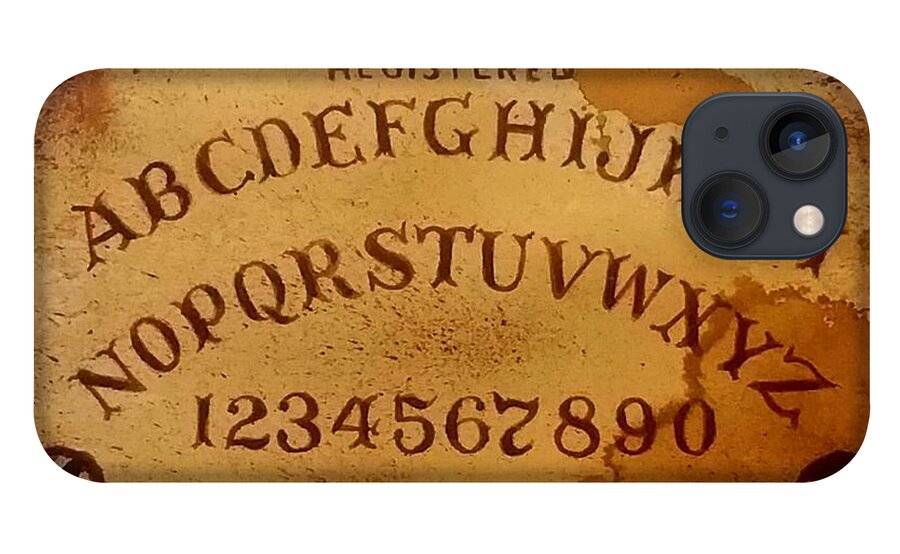 Ouija Board iPhone 13 Case featuring the painting Spirit Board - Proto by Ryan Almighty