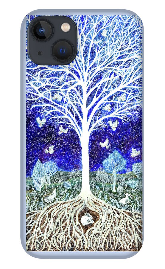 Lise Winne iPhone 13 Case featuring the painting Spirit Tree by Lise Winne