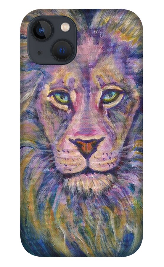 Wildlife iPhone 13 Case featuring the painting Spoils of the Hunt by Linda Markwardt