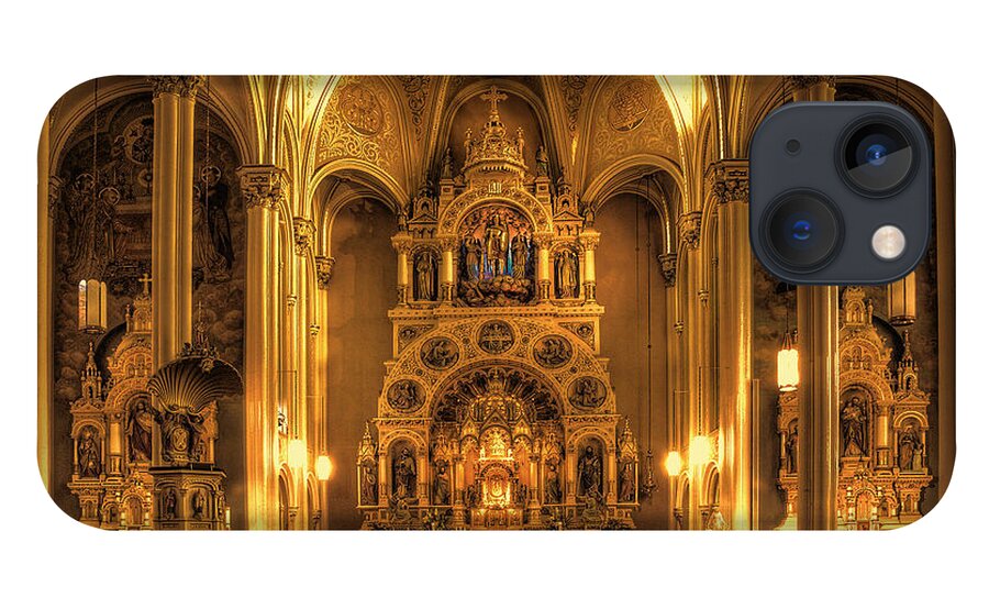 Chicago iPhone 13 Case featuring the photograph St. Michael's in Old town by Rod Melotte