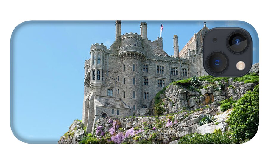 Helen Northcott iPhone 13 Case featuring the photograph St Michael's Mount Castle by Helen Jackson