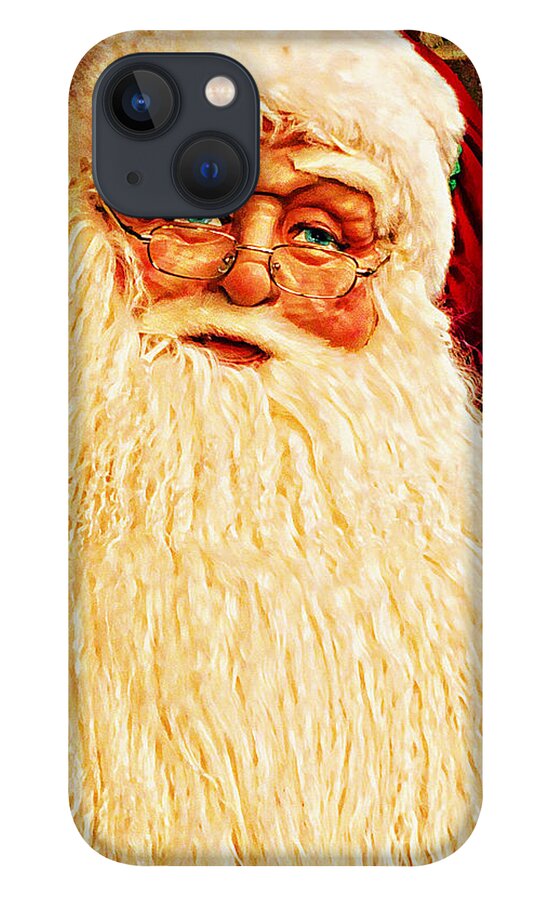 Saint Nicholas iPhone 13 Case featuring the photograph St. Nicholas Melting Canvas PhotoArt by Walter Herrit