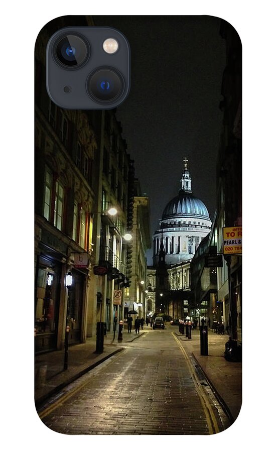 Cathedral iPhone 13 Case featuring the photograph St. Pauls by Night by Geoff Smith