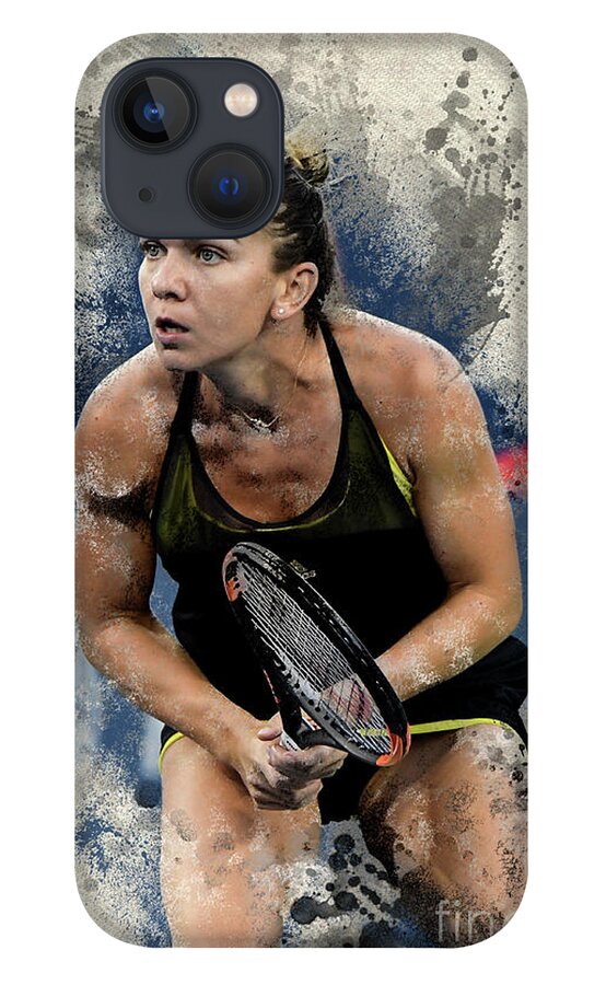 Tennis iPhone 13 Case featuring the digital art Stare Down by Ed Taylor