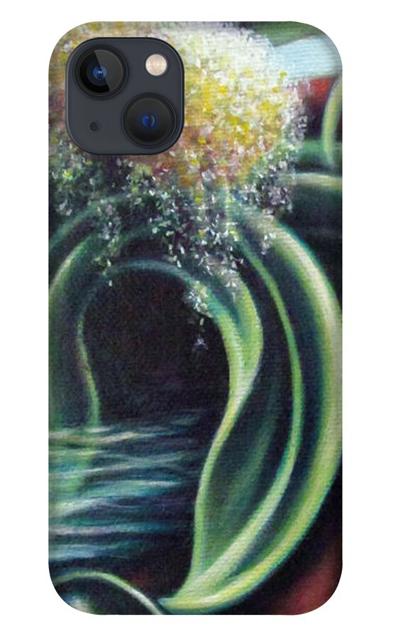 Flower iPhone 13 Case featuring the painting Still by Nad Wolinska