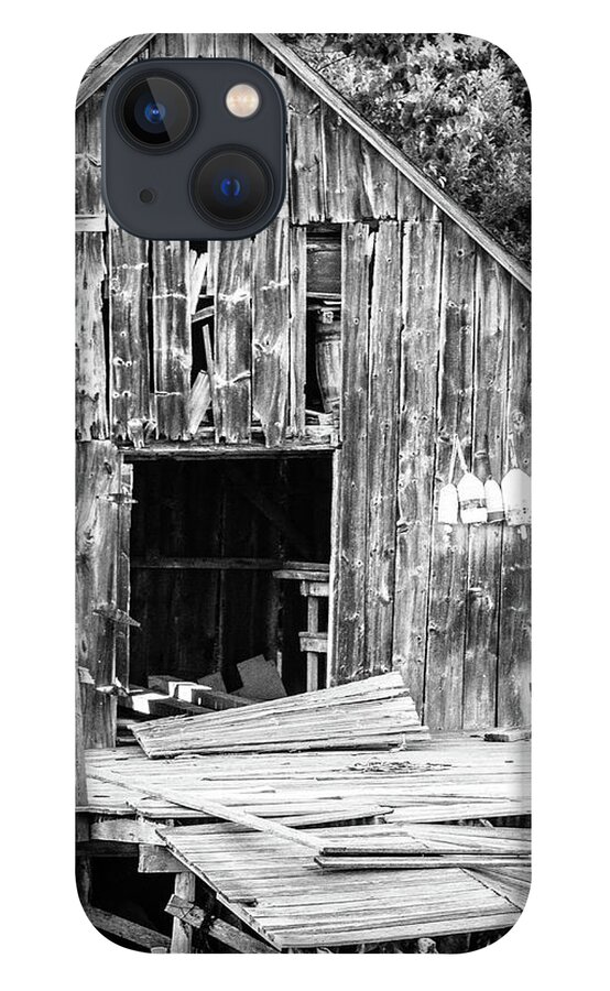 Black And White iPhone 13 Case featuring the photograph Still Standing by Darryl Hendricks
