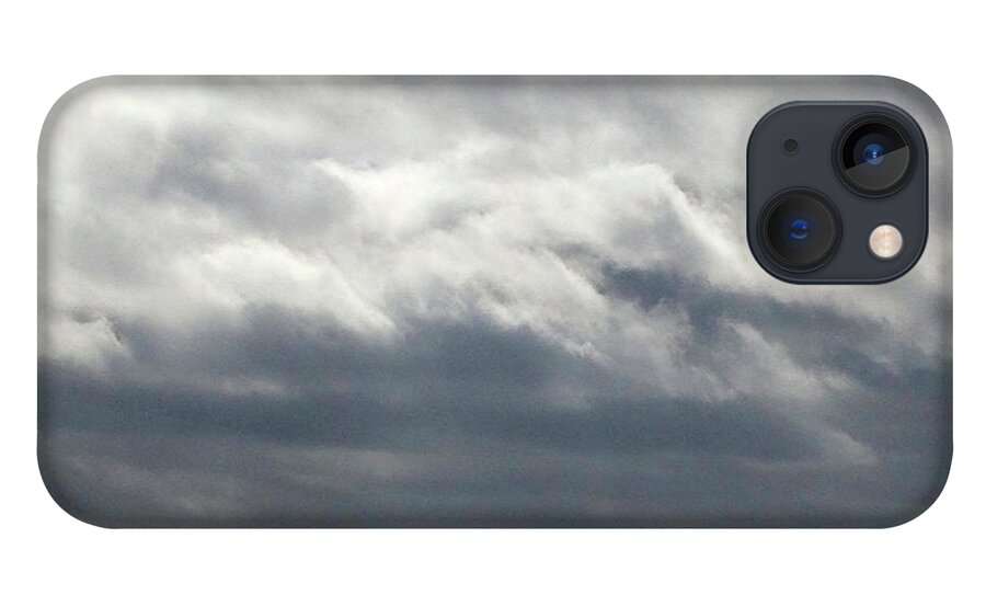 Ocean iPhone 13 Case featuring the photograph Storm Clouds on the Horizon by Joyce Creswell