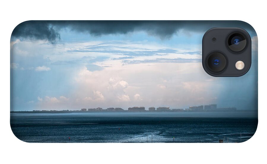 August 2014 iPhone 13 Case featuring the photograph Storm on the Bay 2 by Frank Mari