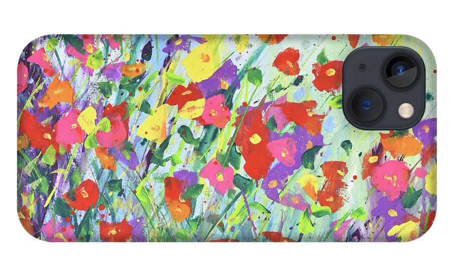 Floral iPhone 13 Case featuring the painting Summers Splendor by Terri Einer