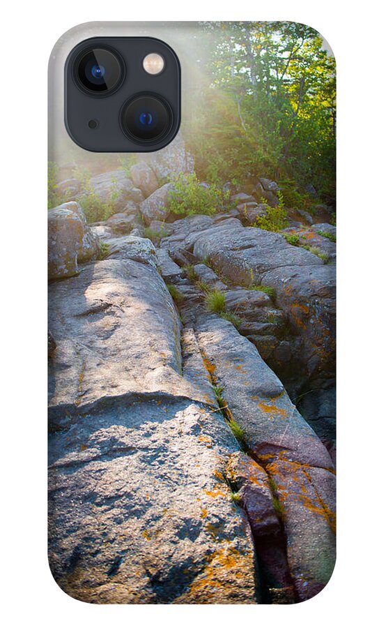 Alex Blondeau iPhone 13 Case featuring the photograph Sunlight on Cove Point by Alex Blondeau