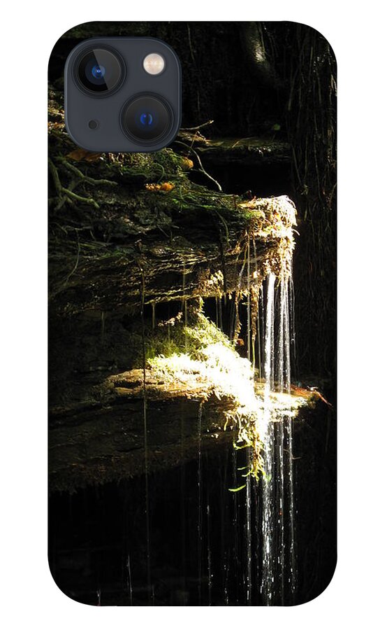 Sunlit iPhone 13 Case featuring the photograph Sunlit Falls by Stacie Siemsen