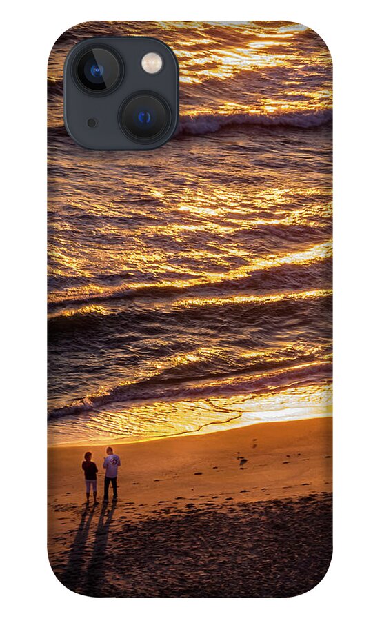 Atlantic iPhone 13 Case featuring the photograph Sunrise on Melbourne Beach by Frank Mari