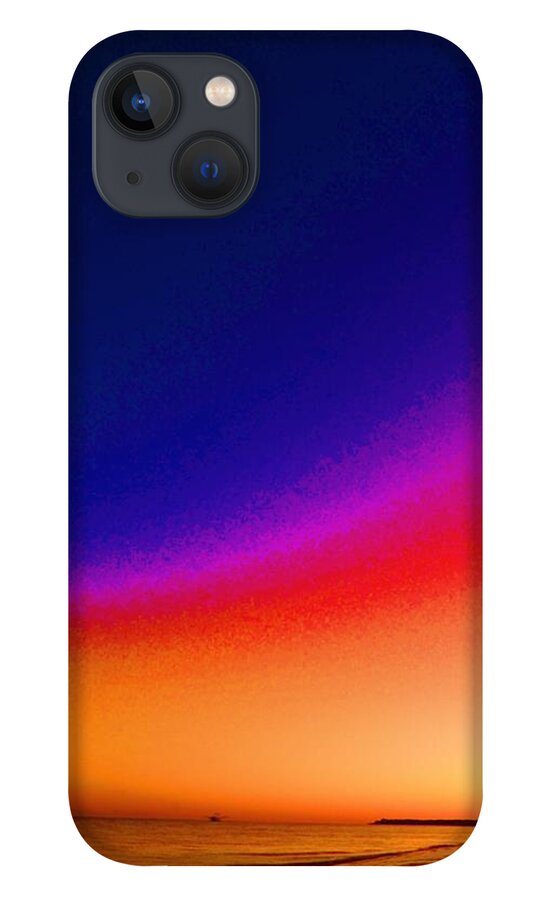 Sunset iPhone 13 Case featuring the digital art Sunset in a Can by Vincent Green