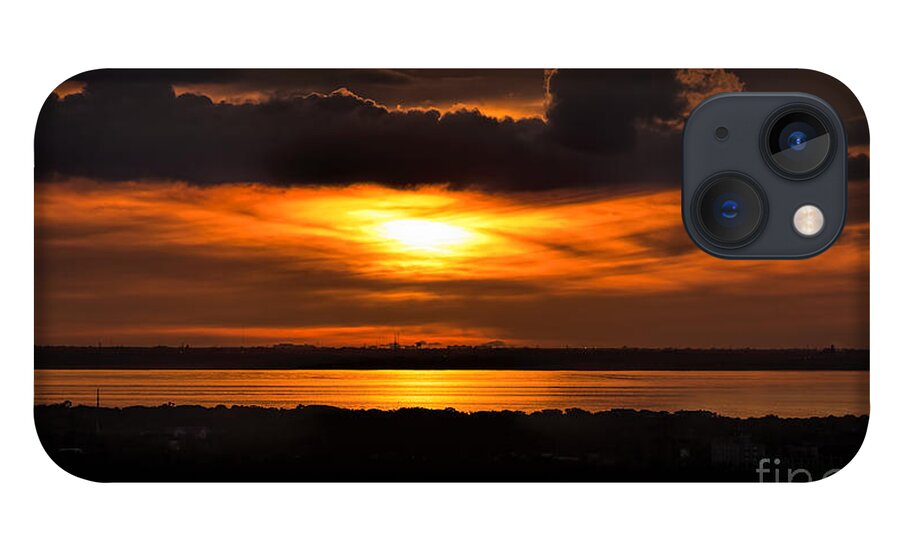 Sunset iPhone 13 Case featuring the photograph Sunset of Tampa Bay by Jason Ludwig Photography