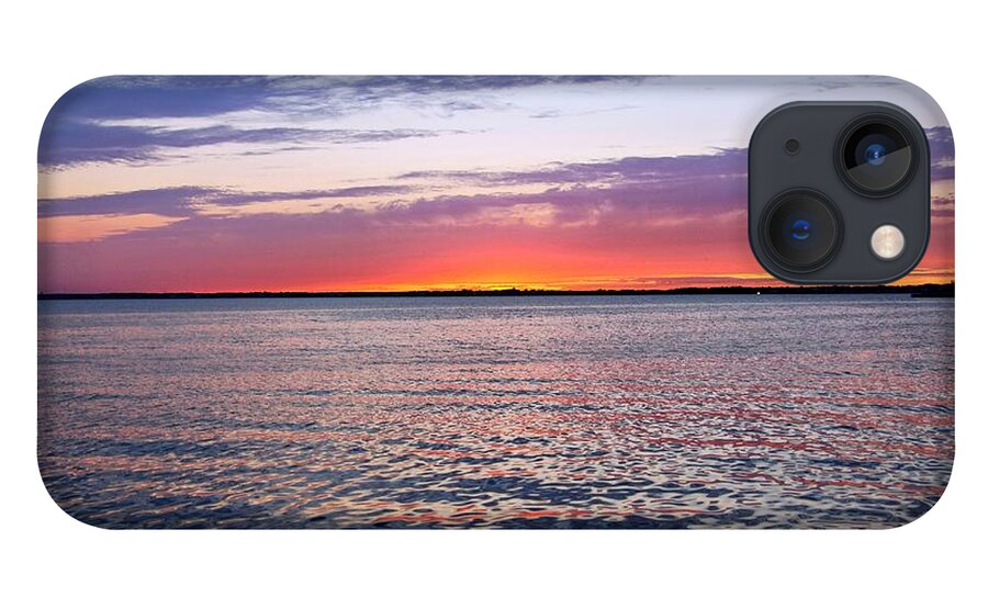 Jersey Shore iPhone 13 Case featuring the photograph Sunset On Barnegat Bay I - Jersey Shore by Angie Tirado
