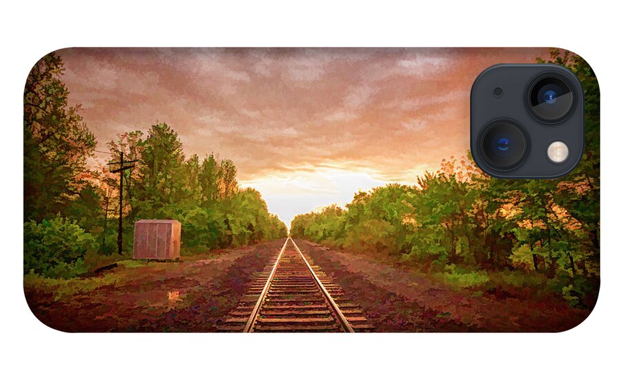Sunset on the Paducah and Louisville Railway iPhone 13 Case by Jim Pearson  - Pixels Merch